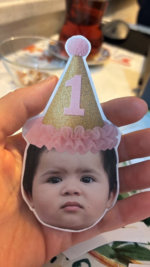 10 adet Kişiye Özel Parti Çubuğu - Cupcake Süslemeleri - Görsel 3