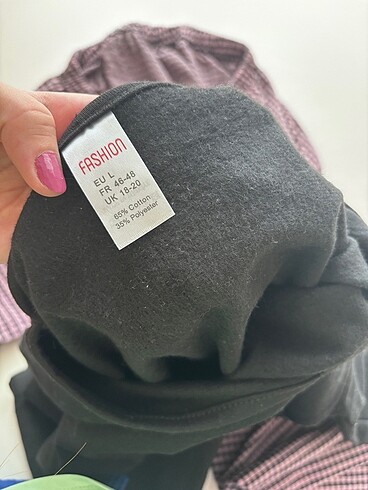 l Beden siyah Renk Pijama takımı