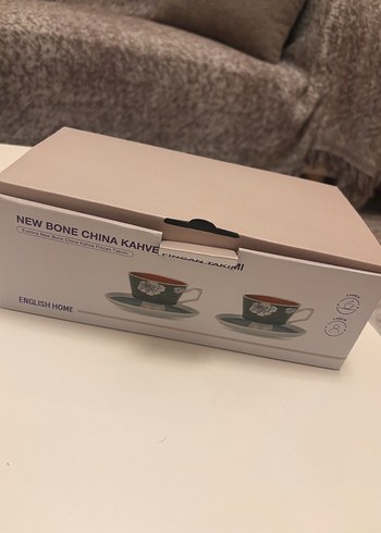 English Home New Bone China Yeşil Kahve Fincan Takımı - Görsel 6