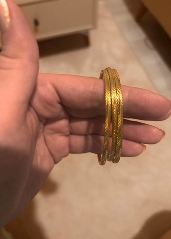 Çelik başak Ajda bilezik 3lü - Görsel 6