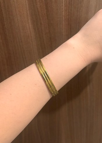 Çelik başak Ajda bilezik 3lü - Görsel 2