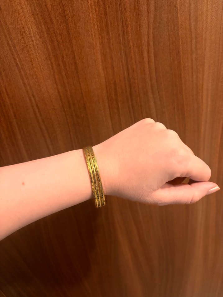 Çelik başak Ajda bilezik 3lü - Görsel 3