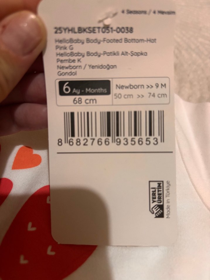 Hello baby 3lü takım - Görsel 4