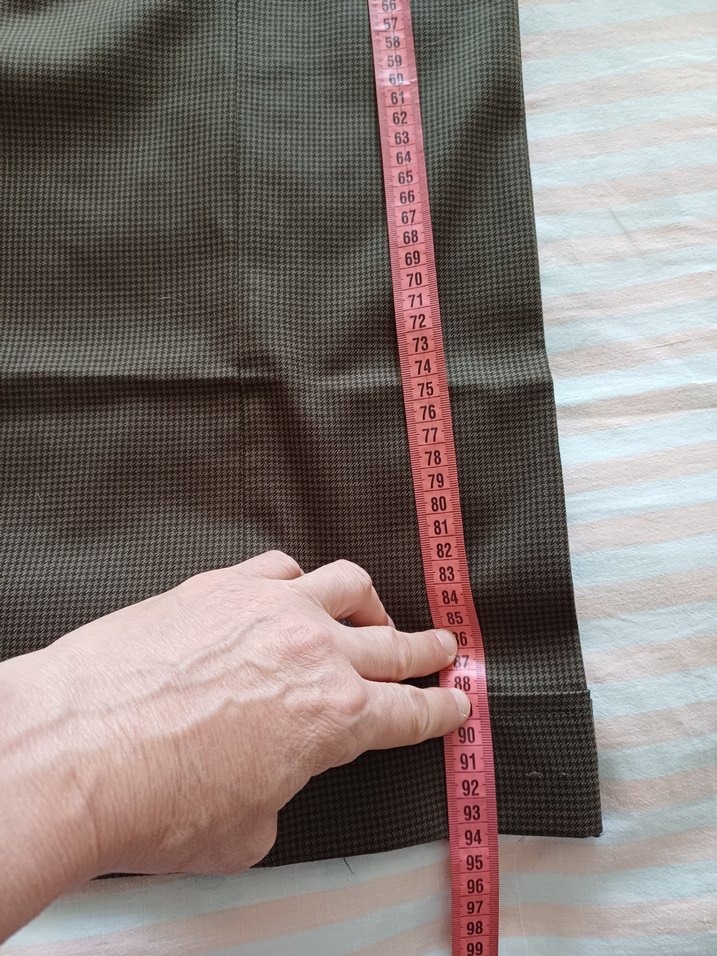 Kemerli Kadın Kumaş Pantolon - Kahverengi - Görsel 4