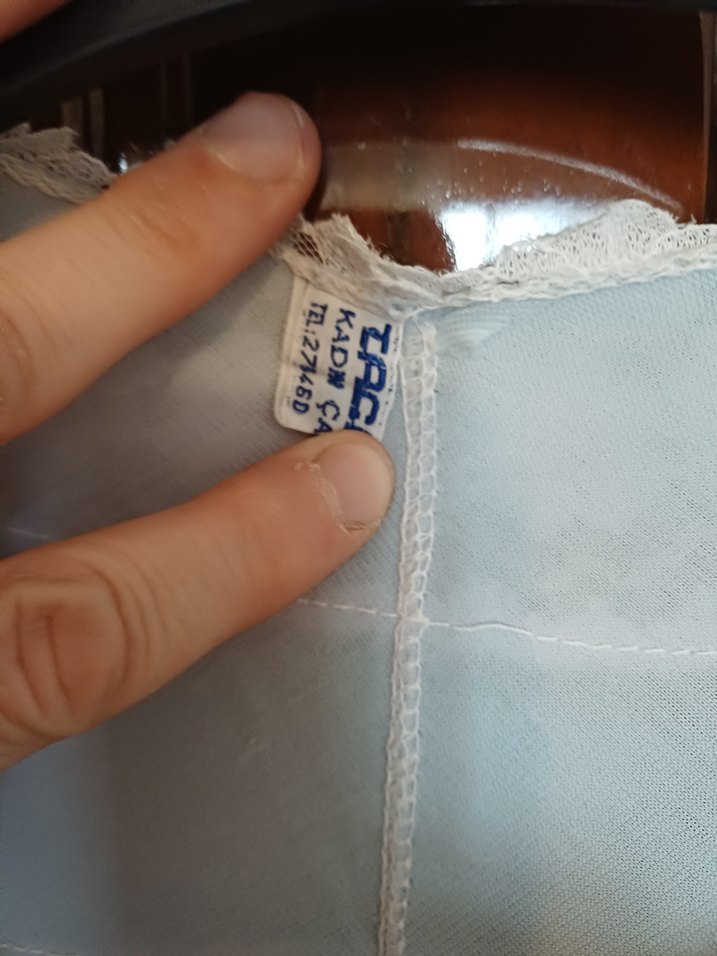 Beyaz Bohem Midi Kadın Gecelik - Görsel 4