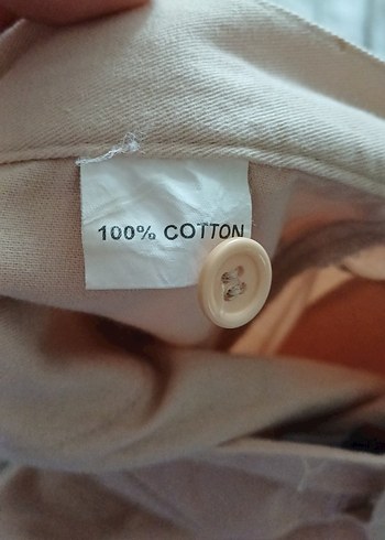 Bej Kadın Kumaş Pantolon Midi Boy - Görsel 6