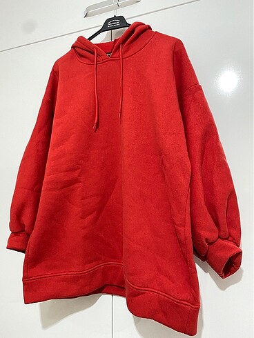 Balon kol tesettür sweatshirt