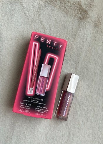 Fenty Beauty Pembe Işıltılı Dudak Parlatıcısı Seti - Görsel 3