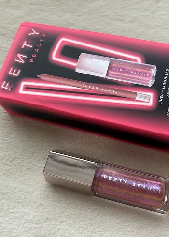 Fenty Beauty Pembe Işıltılı Dudak Parlatıcısı Seti - Görsel 4