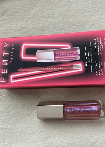 Fenty Beauty Pembe Işıltılı Dudak Parlatıcısı Seti - Görsel 6
