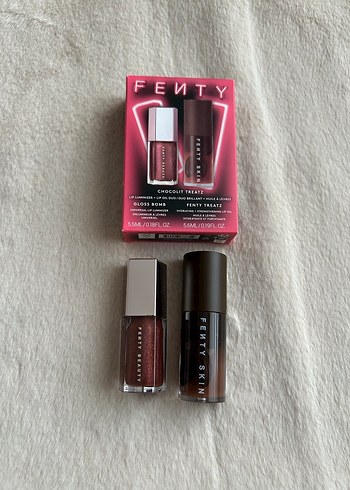Fenty Skin Bordo Parlaklık ve Dudak Yağı Seti - Görsel 4