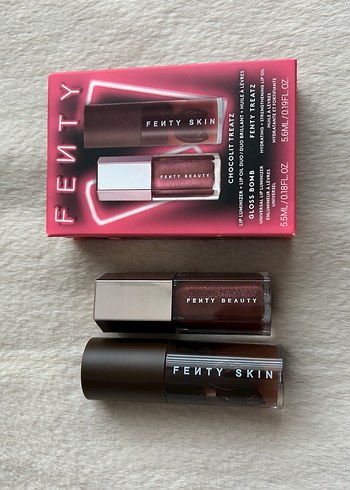 Fenty Skin Bordo Parlaklık ve Dudak Yağı Seti - Görsel 10
