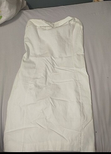 Bershka straplez elbise 