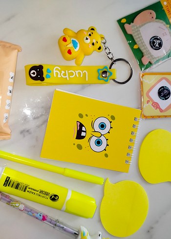 Sarı Renkli Okul ve Kırtasiye Seti - Görsel 2