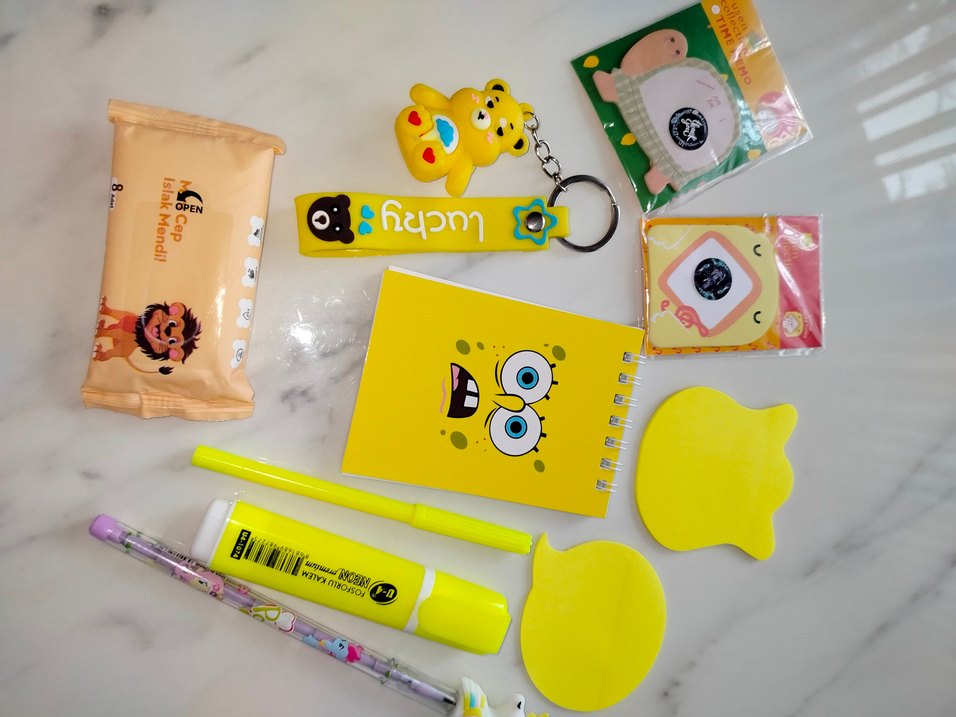 Sarı Renkli Okul ve Kırtasiye Seti - Görsel 2