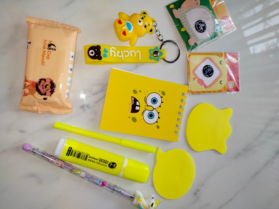 Sarı Renkli Okul ve Kırtasiye Seti - Görsel 3