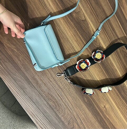  Beden Zara çift kulplu mini çanta