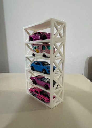 Hot Wheels 6 araçlık hotwheels raf