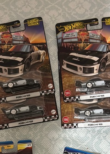 Siyah Hot Wheels Porsche 935 Oyuncak Araba