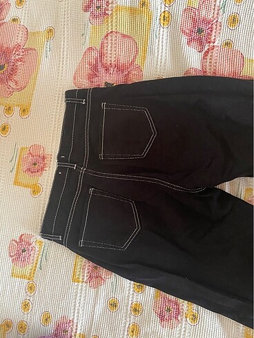 36 Beden Siyah mom jean