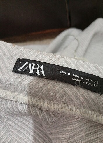Zara Kalın pileli kışlık zara etek