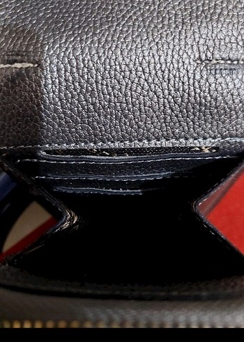 Gri Deri Kadın Çapraz Çanta - Görsel 2