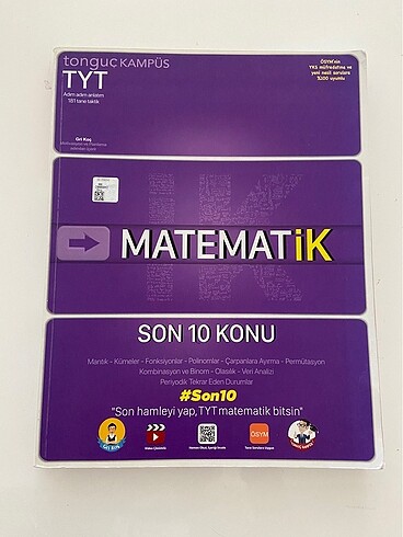 Tonguç TYT Matematik Son 10 Konu Soru Bankası