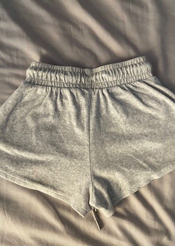 Bershka Gri Kadın Mini Şort