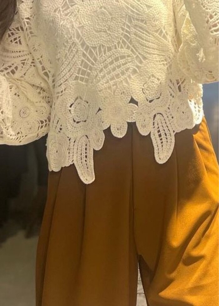 Dantel bluz - Görsel 2