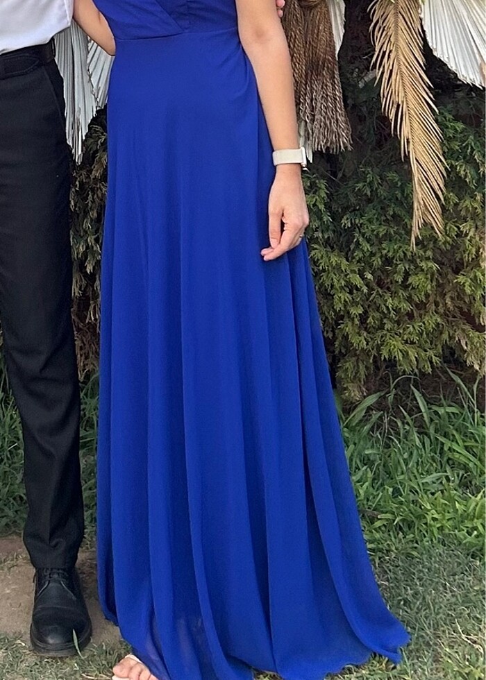 Şifon elbise - Görsel 3