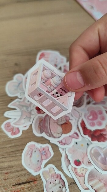  Beden Sanrio temalı soft sticker