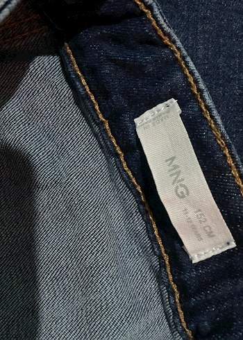 Düğmeli Mavi Denim Mini Etek - Görsel 4
