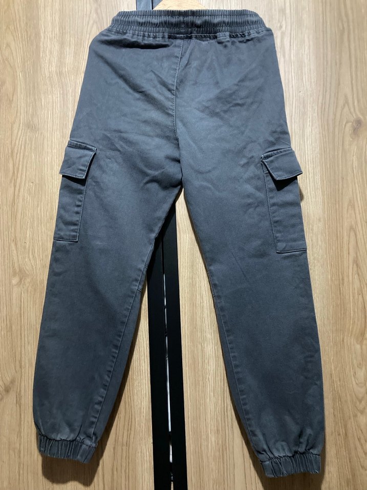 Gri Erkek Çocuk Bol Kesim Kot Pantolon - Görsel 2