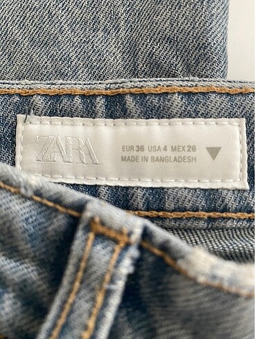 zara straight fit jean