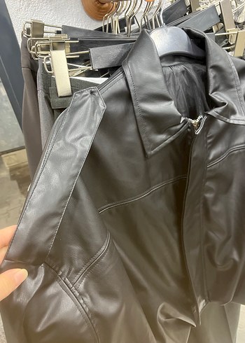 Deri ceket bomber - Görsel 4