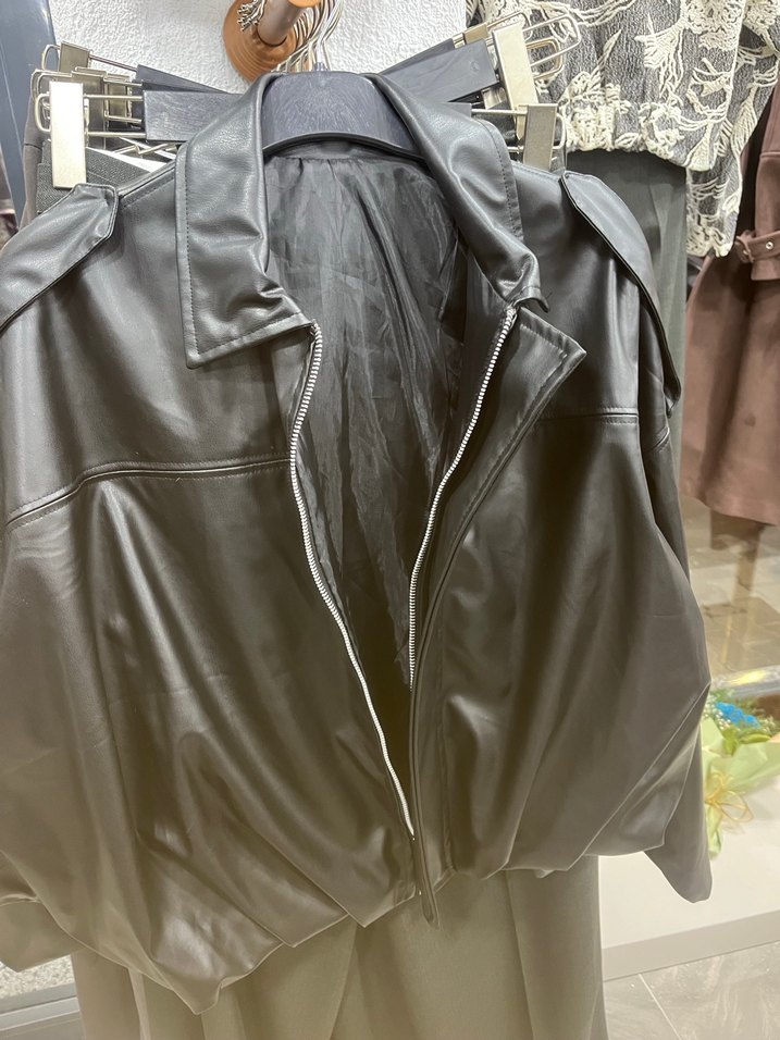 Deri ceket bomber - Görsel 2