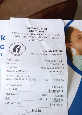 Tekli Elektrikli Göğüs Pompası - Beyaz - Görsel 2