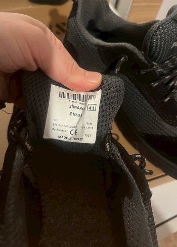 Erkek Siyah Gri Outdoor Spor Ayakkabı - Görsel 3