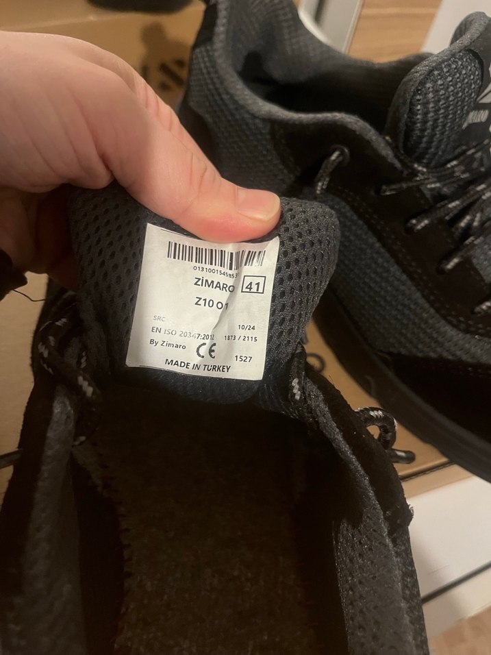 Erkek Siyah Gri Outdoor Spor Ayakkabı - Görsel 3