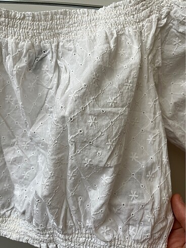 xs Beden H&M marka yazlık crop