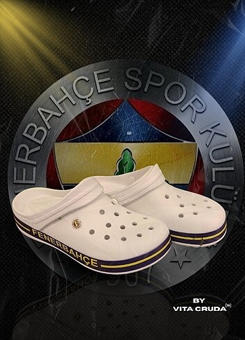 Fenerbahçe / Beyaz Crocs
