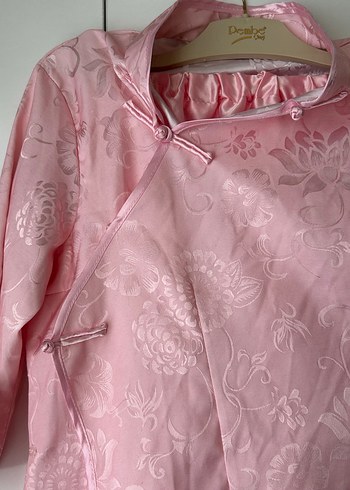 American Vintage Pembe Uzun Saten Japon takım