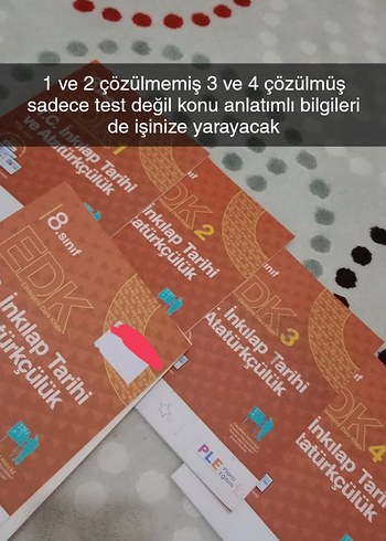 8. Sınıf İnkılap Tarihi Hazırlık Kitapları