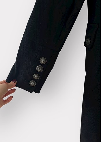 Forever New Siyah Kaban / Palto  Klasik & Zamansız - Görsel 3