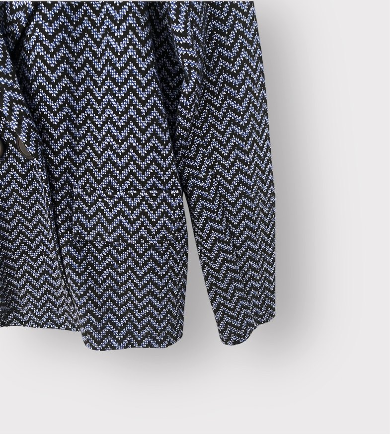 Düğmeli Lacivert Kadın Blazer Ceket - Görsel 4