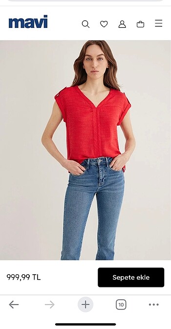 Mavi Jeans Orıjınal mavi tşört