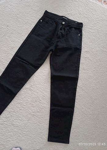 LC Waikiki Siyah Regular Fit Kadın Kot Pantolon