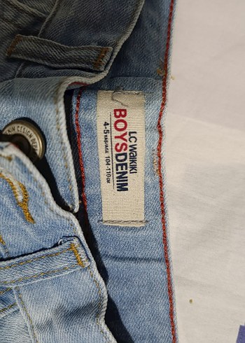 LC Waikiki Tokalı Mavi Erkek Çocuk Denim Pantolon