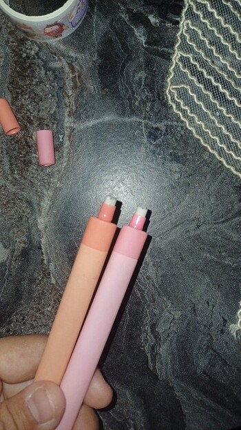  Beden İkili kalem turuncu 09 pembe 07 uc