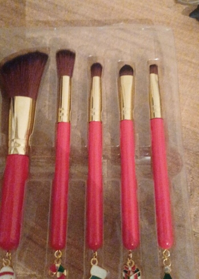 Charmlı yılbaşı temalı fırça seti - Görsel 4